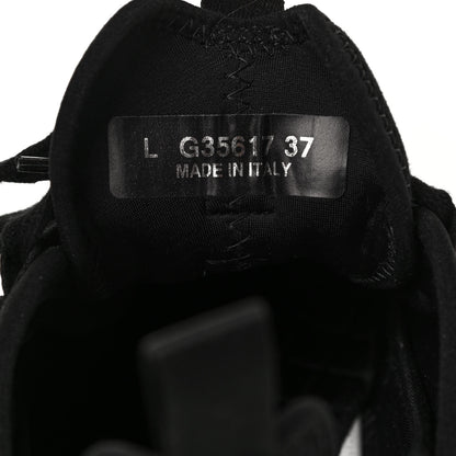 Chanel Velvet Calfskin Mixed Fibers CC Sneakers 37 Black 8 of 8