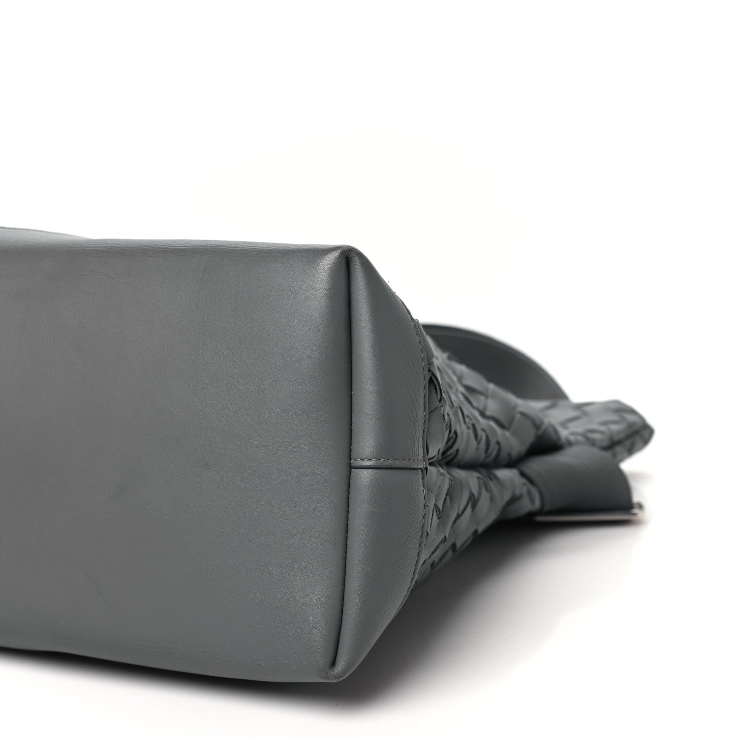 Bottega Veneta Nappa Intrecciato Large Fold Crossbody Messenger Thunder 10 of 11