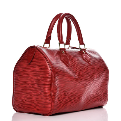Louis Vuitton Epi Speedy 25 Rouge 3 of 7