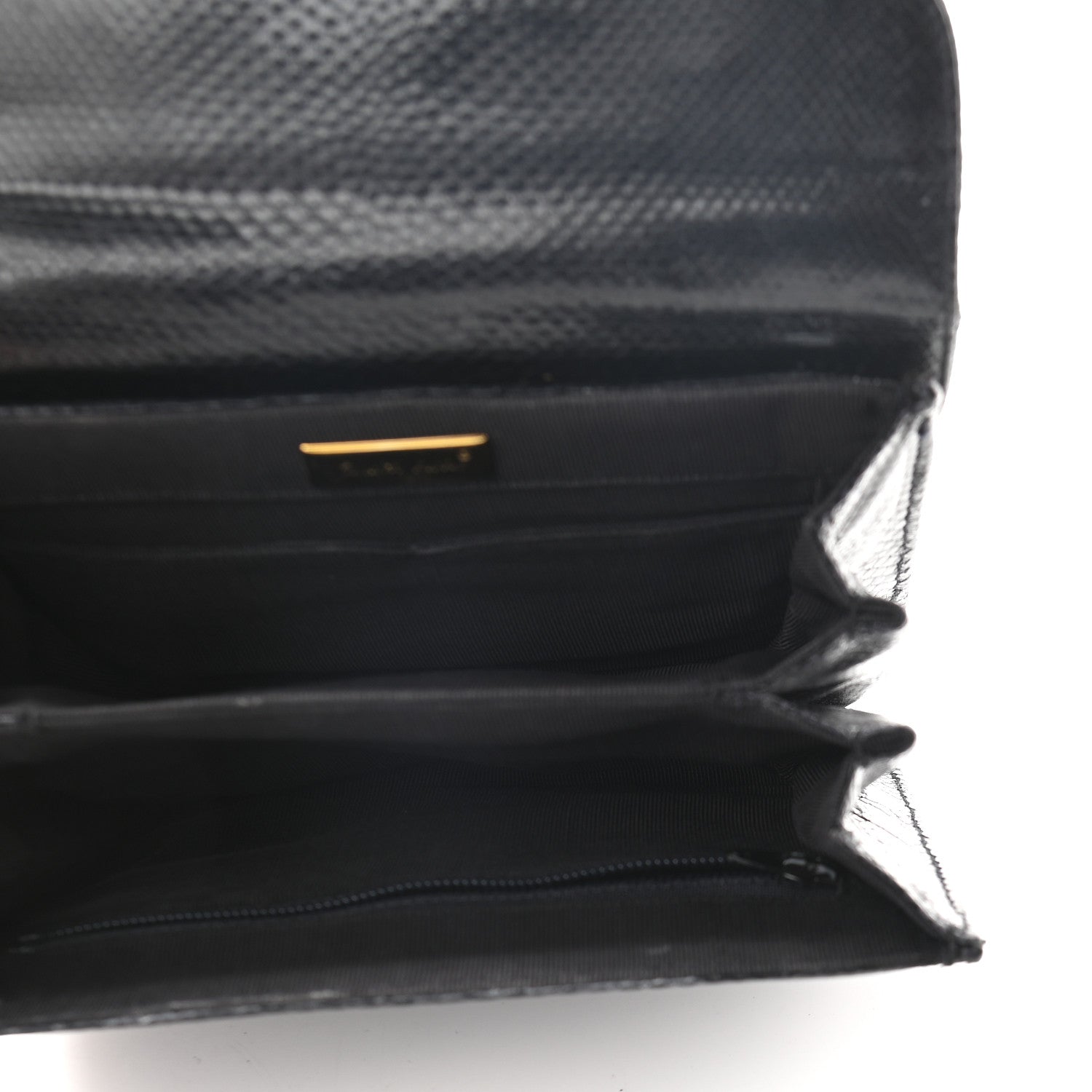 Judith Leiber Lizard Evening Bag Black 5 of 8