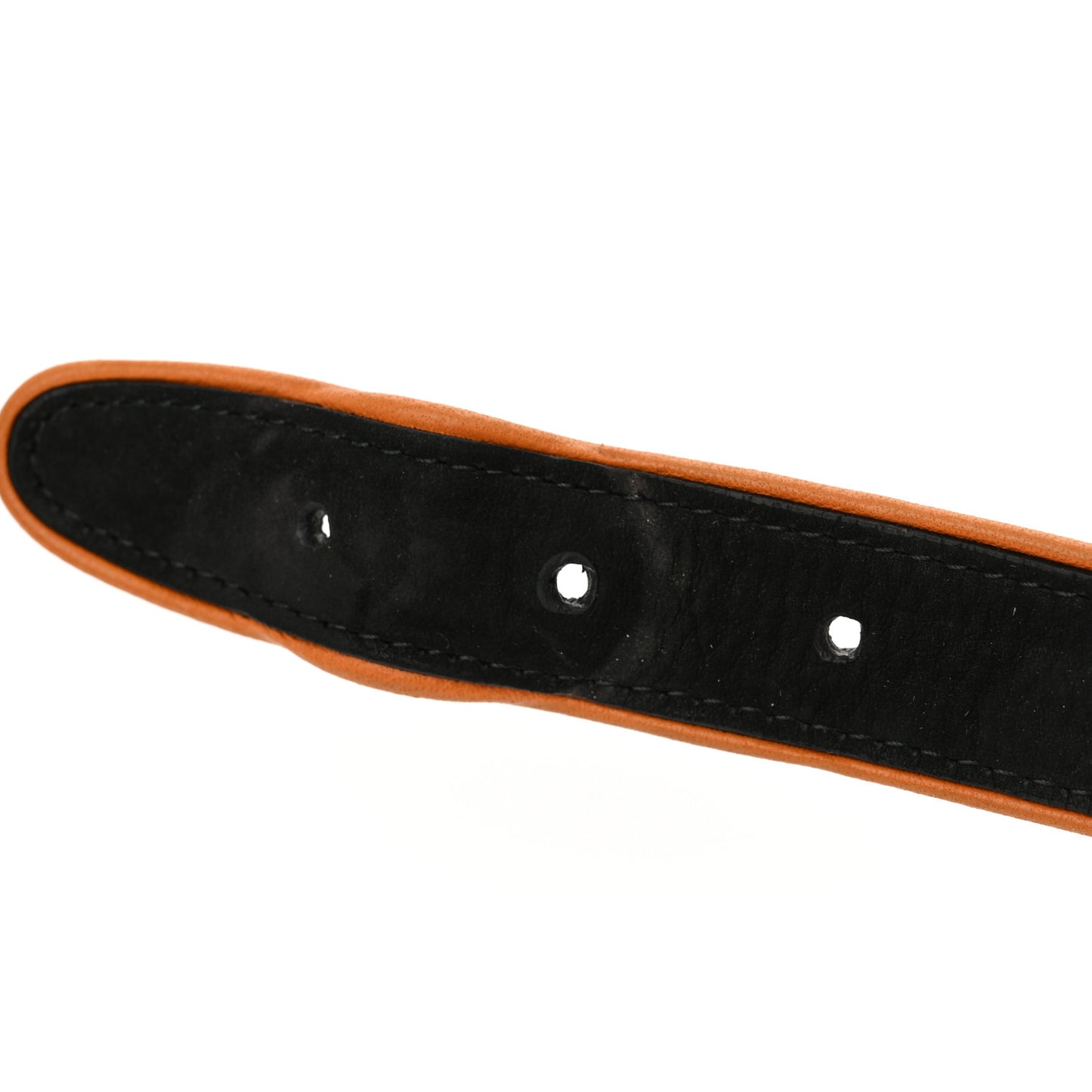 Nubuck Medium New Jackie Shoulder Bag Black Orange