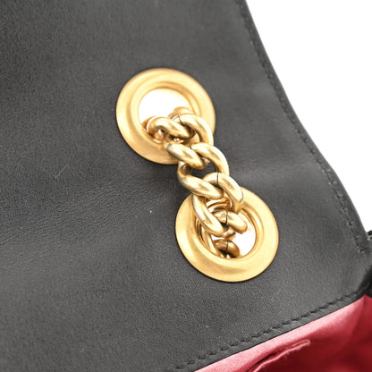 Gucci Velvet Matelasse Mini GG Marmont Shoulder Bag Black 12 of 12