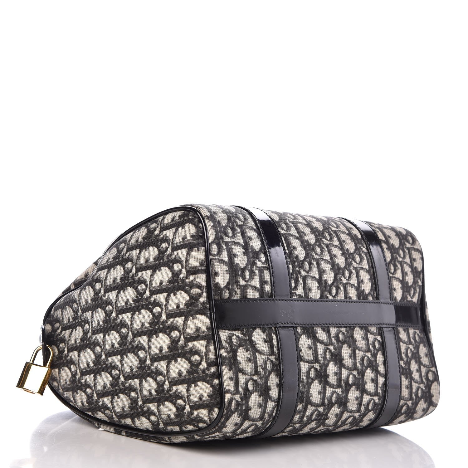 Christian Dior Monogram Boston Black 4 of 13