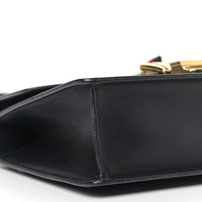 Gucci Calfskin Small Sylvie Shoulder Bag Black 9 of 10