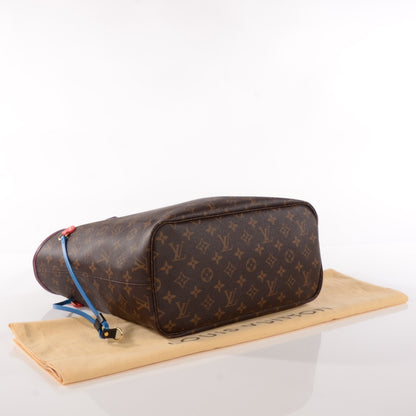 Louis Vuitton Monogram Totem Neverfull MM Magenta 5 of 8