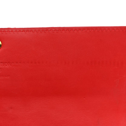 Louis Vuitton Vernis Sarah Wallet Rouge Grenadine 8 of 16