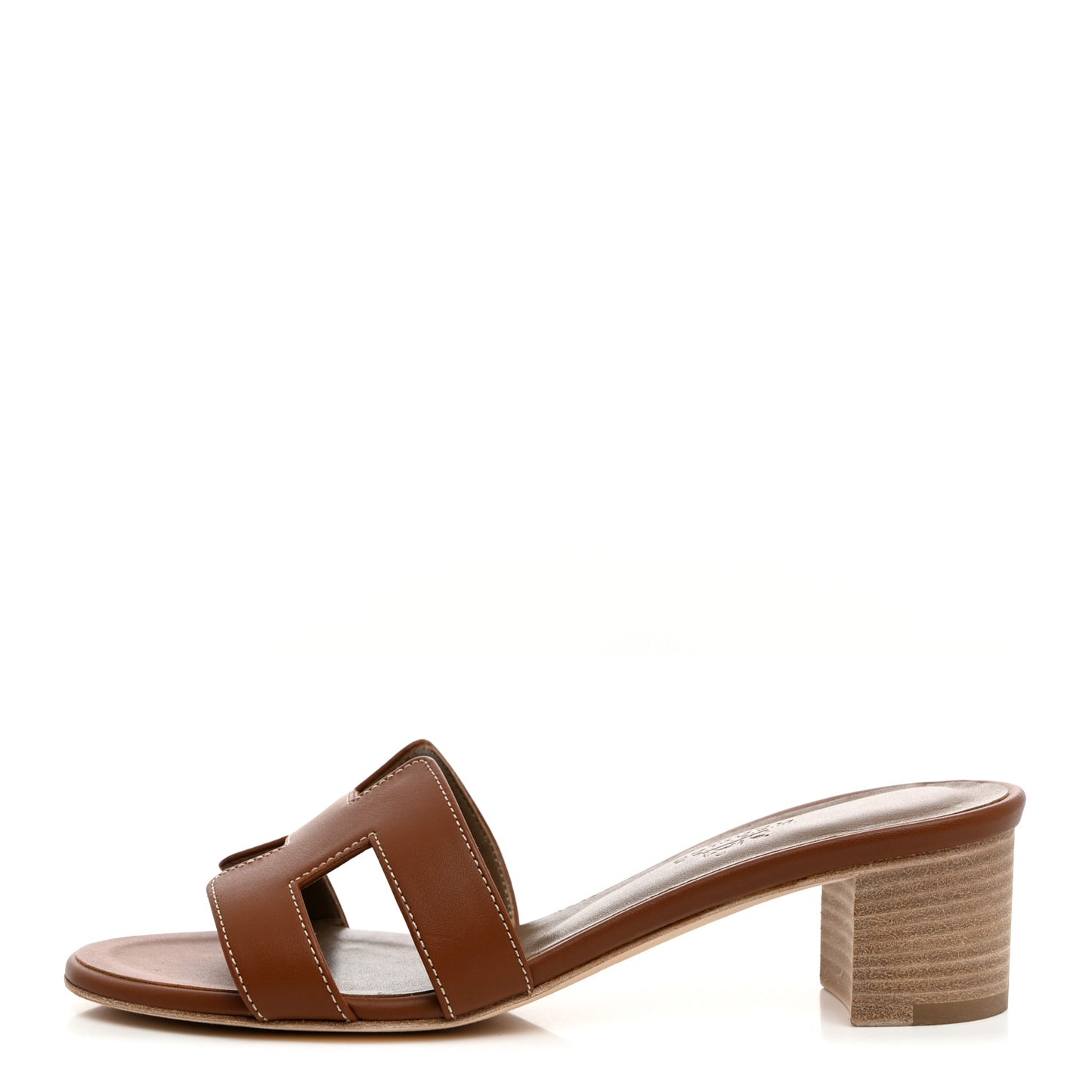 Calfskin Oasis Sandals 35 Gold