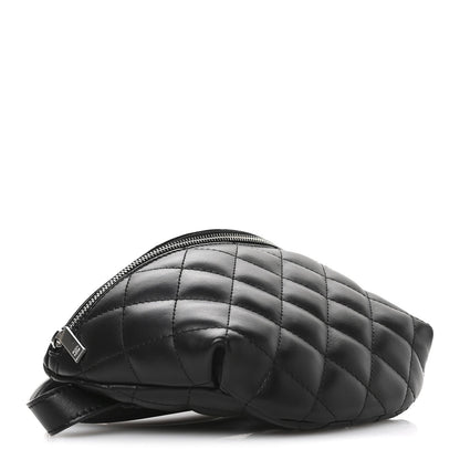Chanel Calfskin Quilted Waist Belt Bag Black 4 of 11