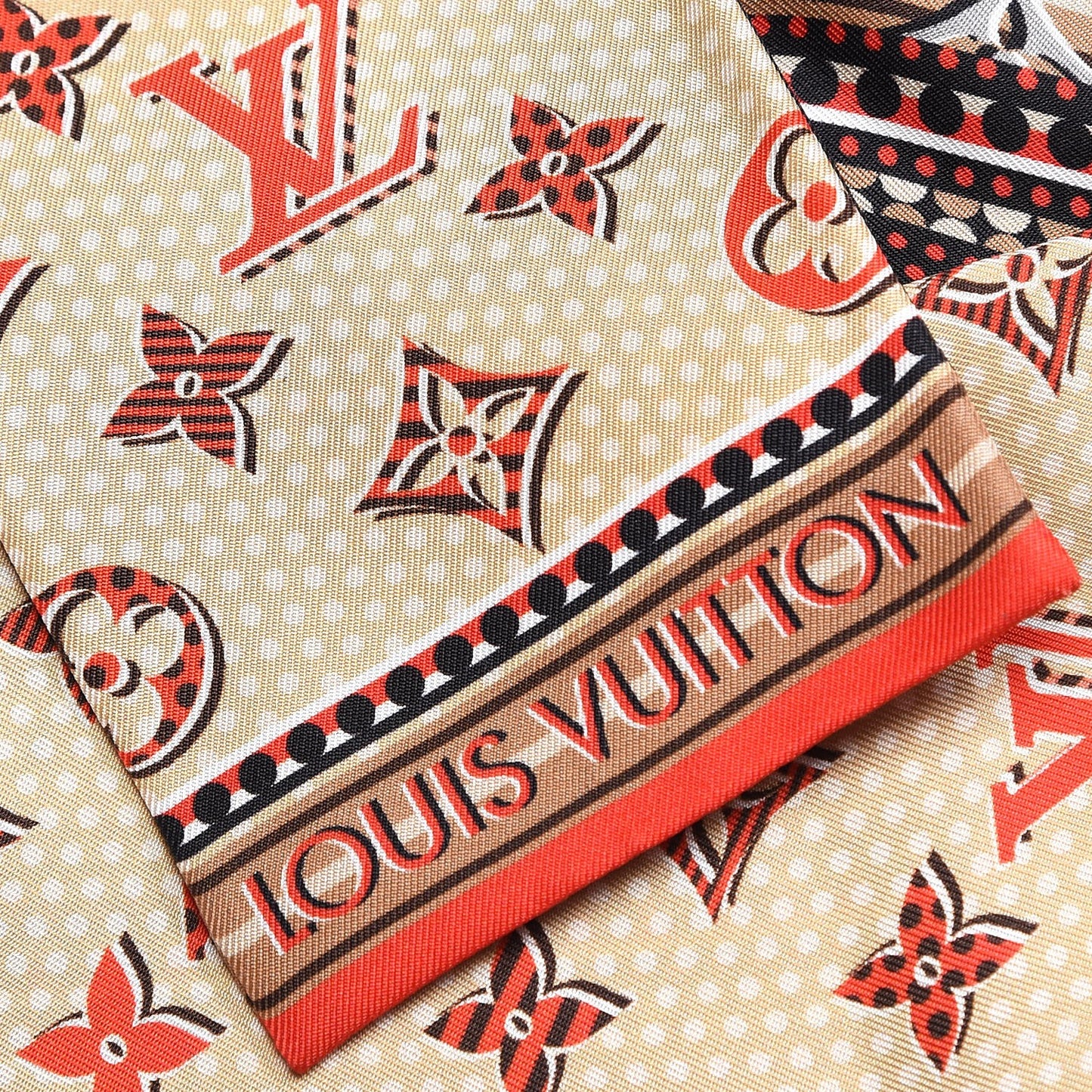 Silk Monogram Mondots Bandeau