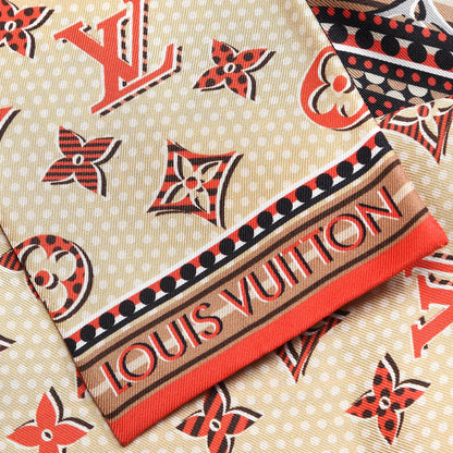Louis Vuitton Silk Monogram Mondots Bandeau 3 of 5