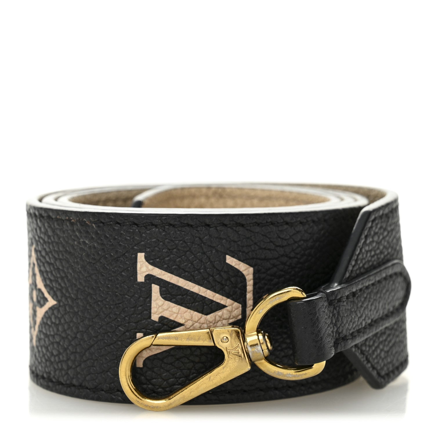 Louis Vuitton Empreinte Monogram Bandouliere Shoulder Strap Black