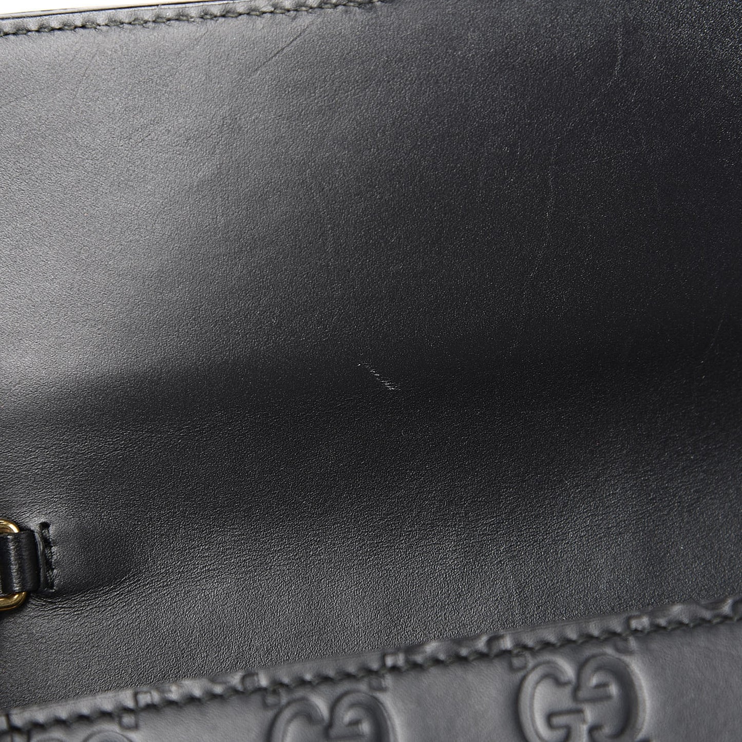 Guccissima Icon Chain Wallet Black
