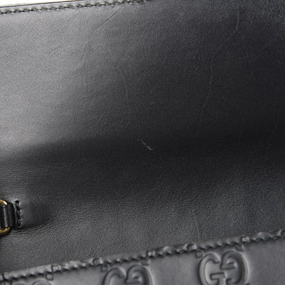 Gucci Guccissima Icon Chain Wallet Black 8 of 14