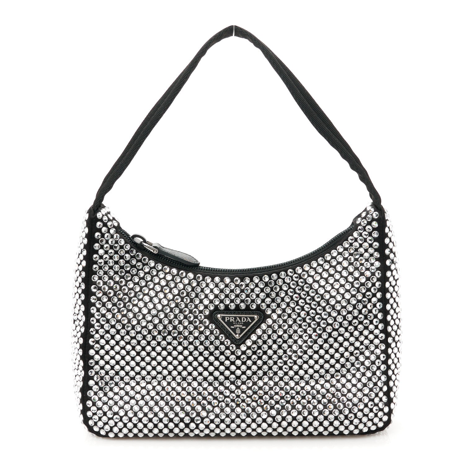 Prada Satin Crystal Mini Re-Edition 2000 Bag Cristal 1 of 10