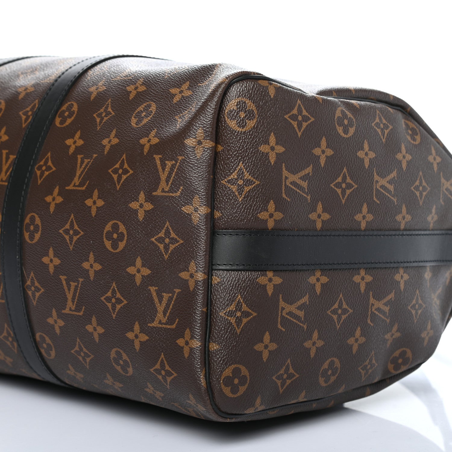 Louis Vuitton Monogram Macassar Keepall Bandouliere 45 9 of 9