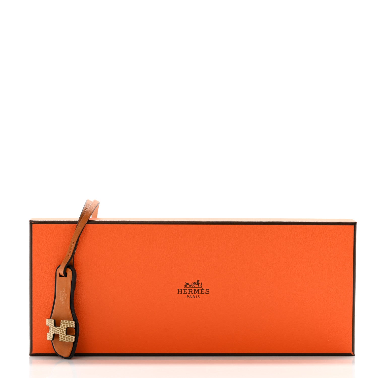 Hermes Lizard Butler Calfskin Hunter Oran Nano Bag Charm Gris Tourterelle Naturel Sable Black 5 of 5