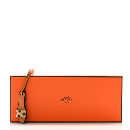 Hermes Lizard Butler Calfskin Hunter Oran Nano Bag Charm Gris Tourterelle Naturel Sable Black 5 of 5