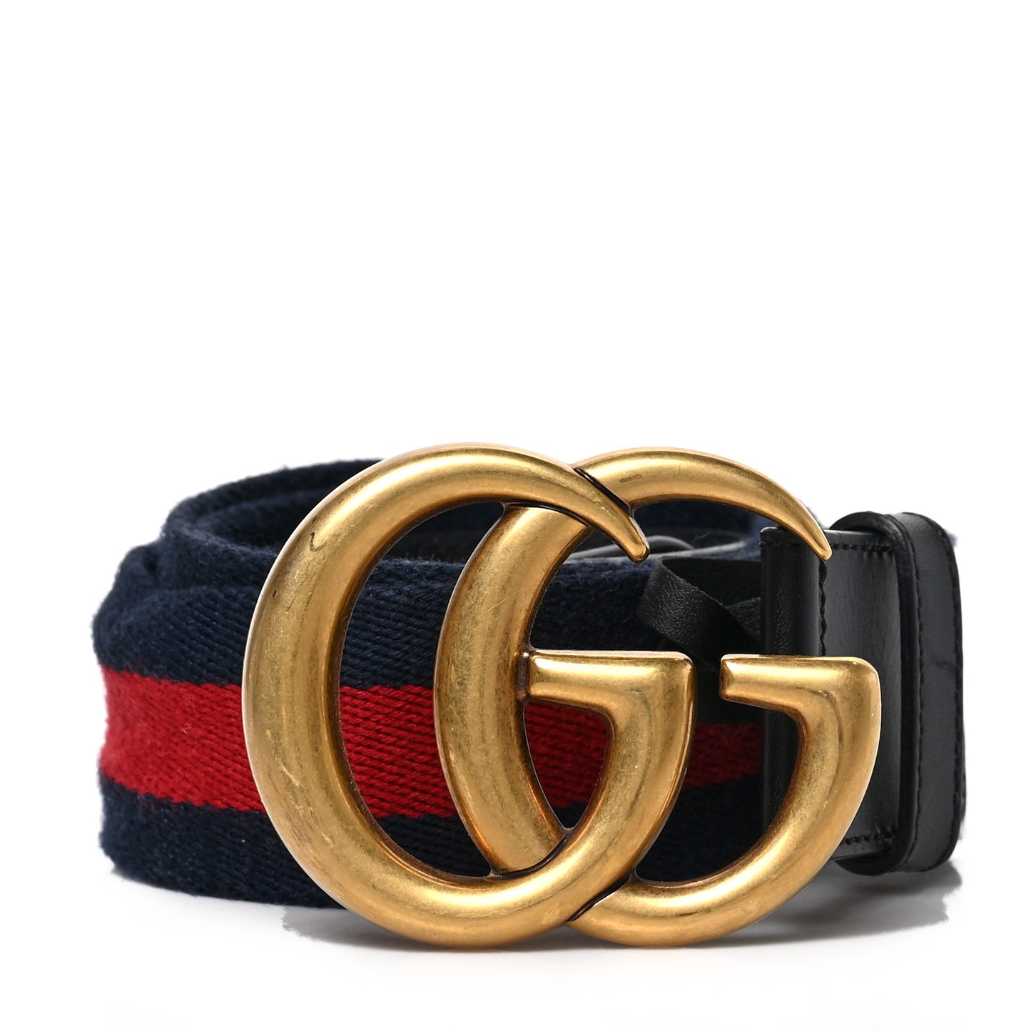 Nylon Calfskin Double G Web 40mm Belt 100 40 Blue Red Black
