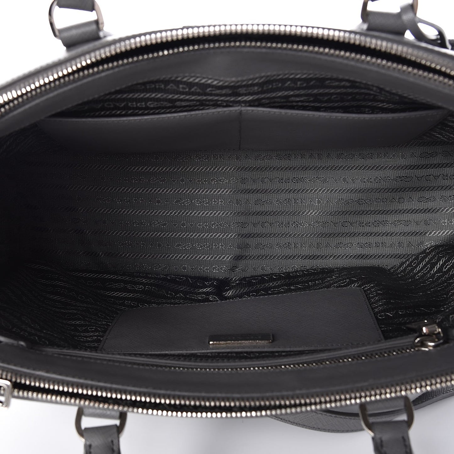 Saffiano Medium Galleria Double Zip Tote Marmo