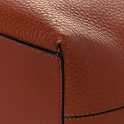 Valentino Garavani Grained Calfskin Rockstud Shoulder Tote Bright Cognac 11 of 14