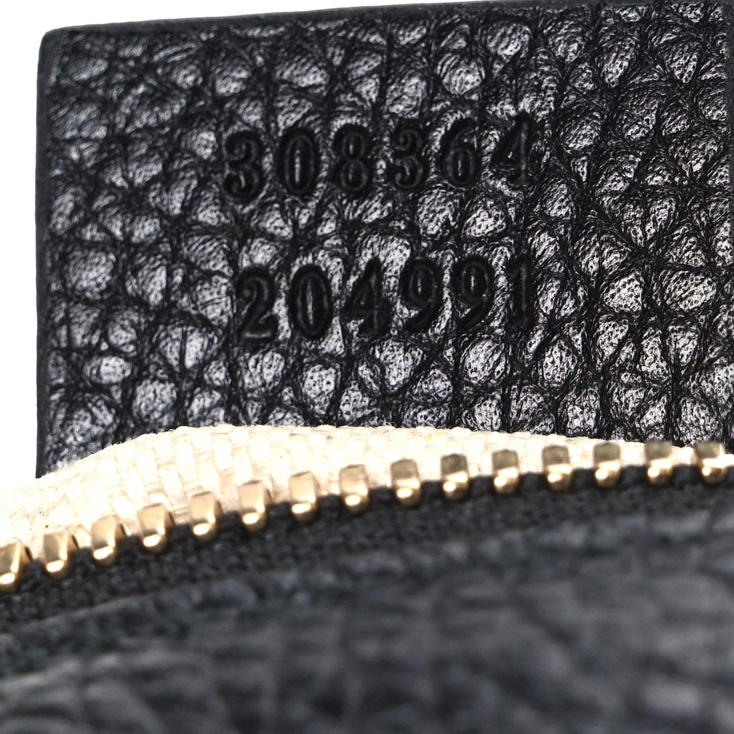 Pebbled Calfskin Small Soho Disco Bag Black