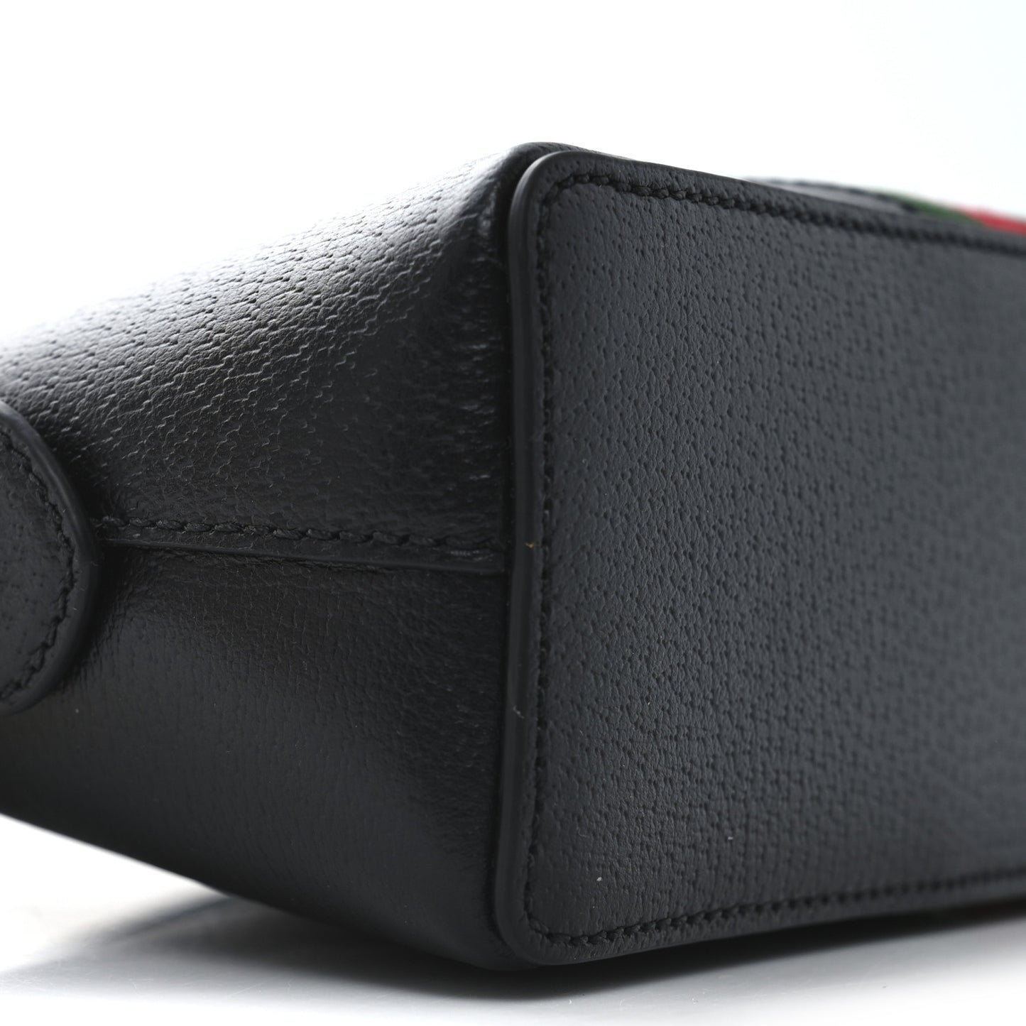 Calfskin GG Web Small Ophidia Dome Shoulder Bag Black