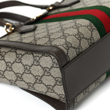 Gucci GG Supreme Monogram Small Ophidia Tote Bag Brown 13 of 13