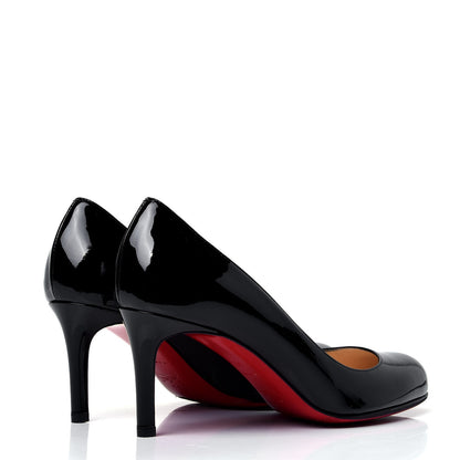 Christian Louboutin Patent Simple 85 Pumps 38 Black 4 of 10