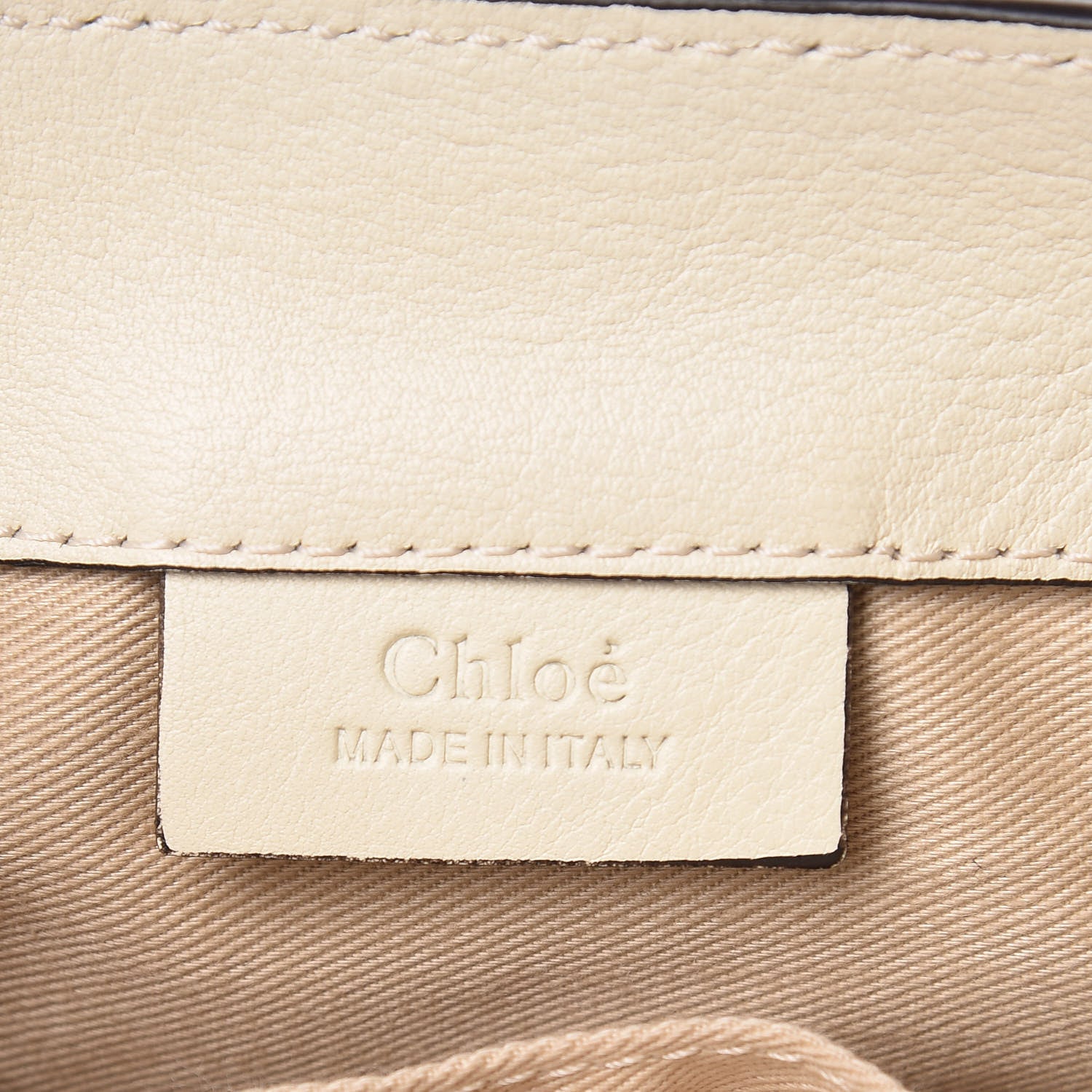 Chloe Suede Calfskin Mini Faye Backpack Off White 7 of 13