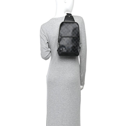 Louis Vuitton Damier Graphite Avenue Sling Backpack 2 of 13