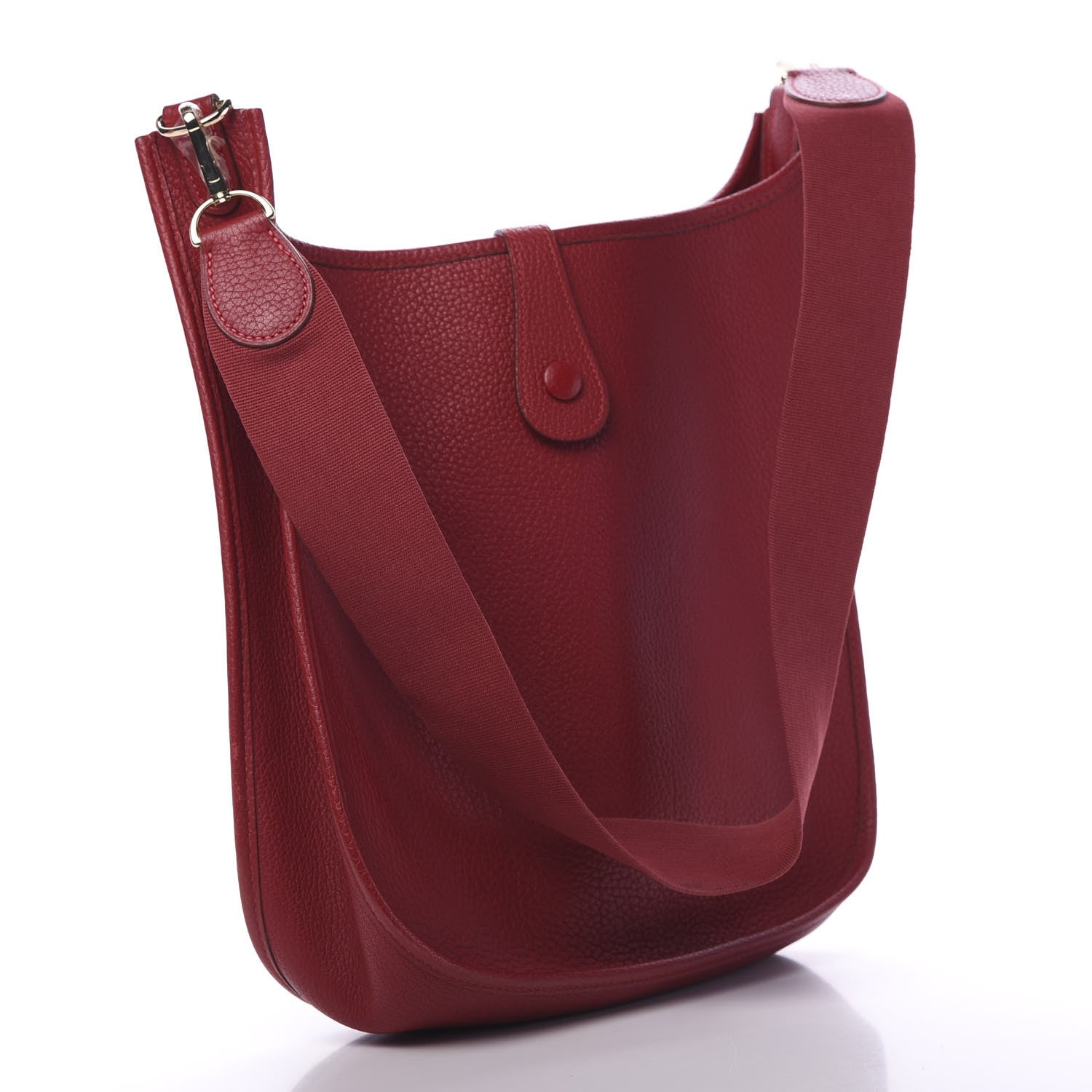 Hermes Togo Evelyne GM Rouge H 2 of 12