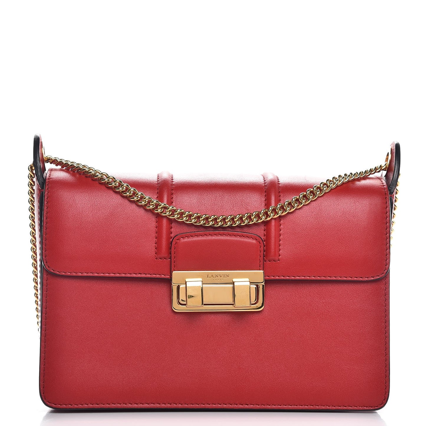 Calfskin Small Jiji Crossbody Bag Red
