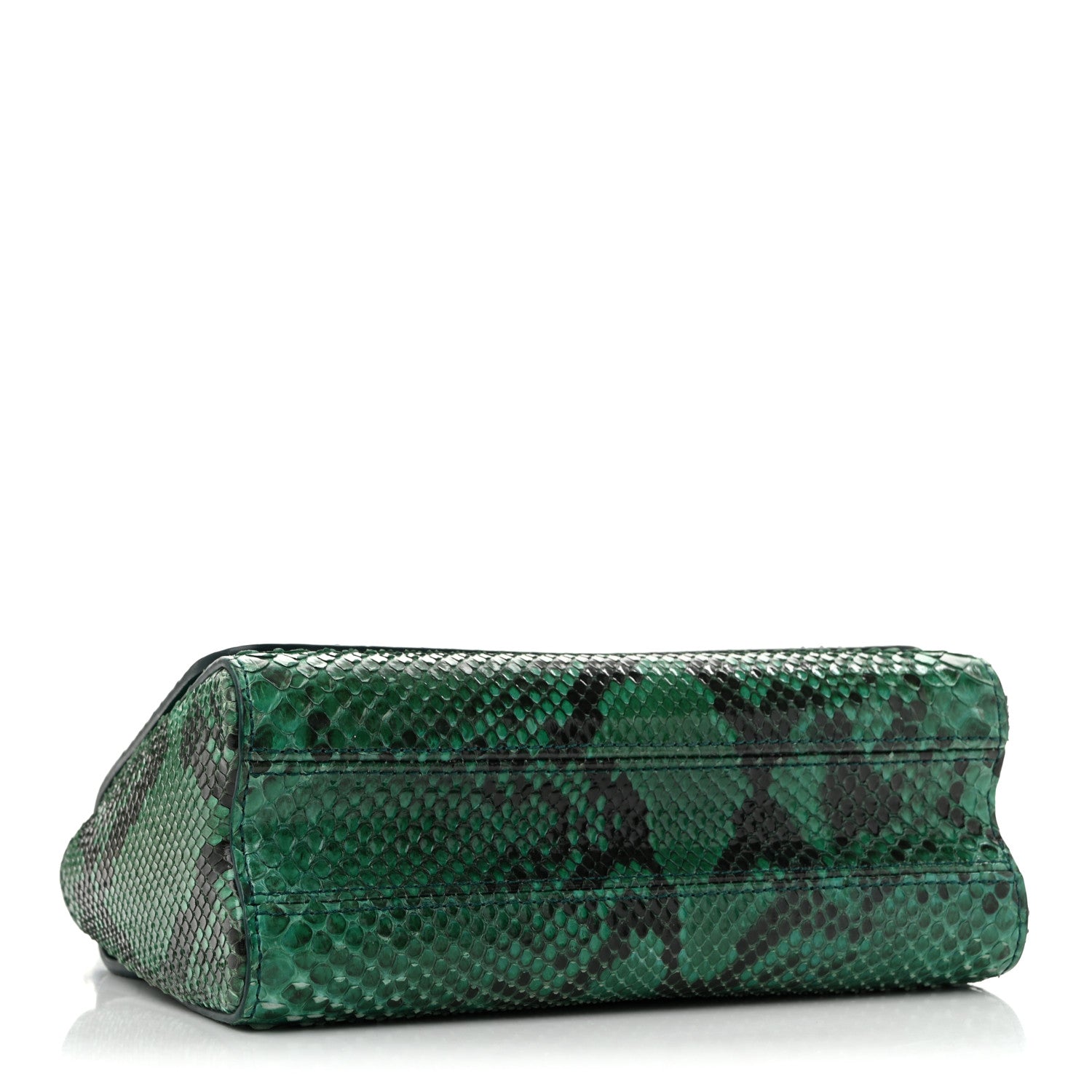 Louis Vuitton Snakeskin Twist Shoulder Bag MM Green 4 of 11