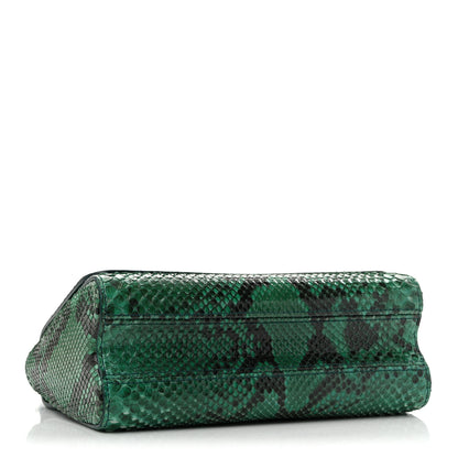 Louis Vuitton Snakeskin Twist Shoulder Bag MM Green 4 of 11