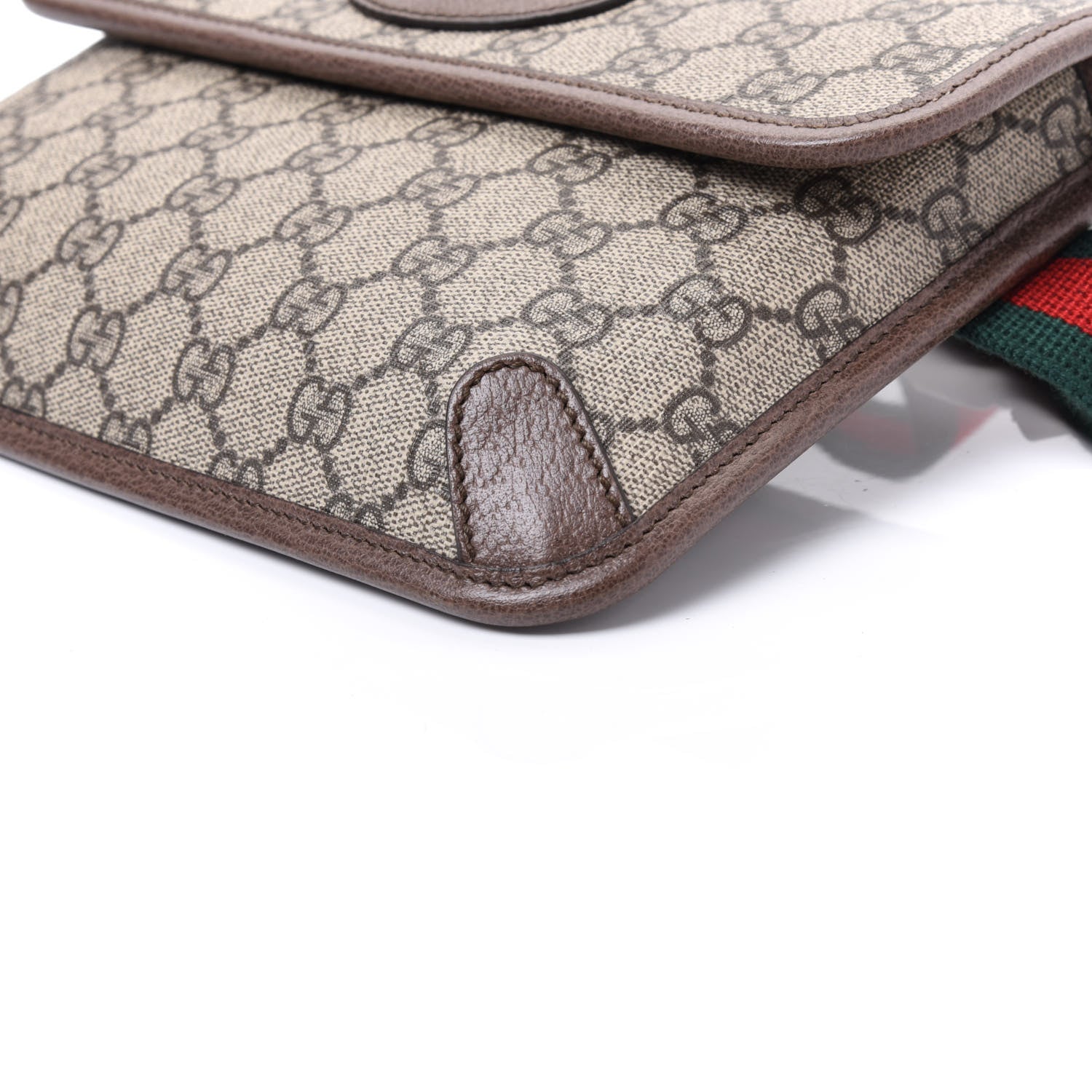 Gucci GG Supreme Monogram Neo Vintage Web Belt Bag Brown 5 of 9