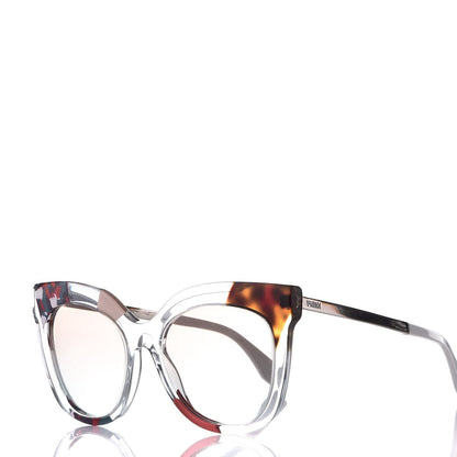 Fendi Oversized Jungle Sunglasses FF 0179/S Azure Crystal 1 of 7