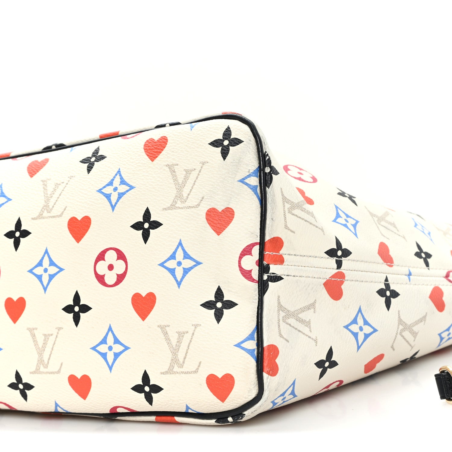Louis Vuitton Game On Neverfull MM   White 10 of 11