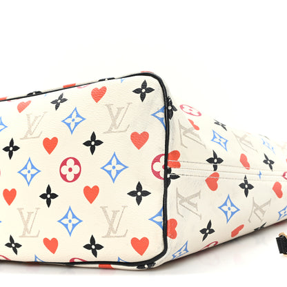 Louis Vuitton Game On Neverfull MM   White 10 of 11