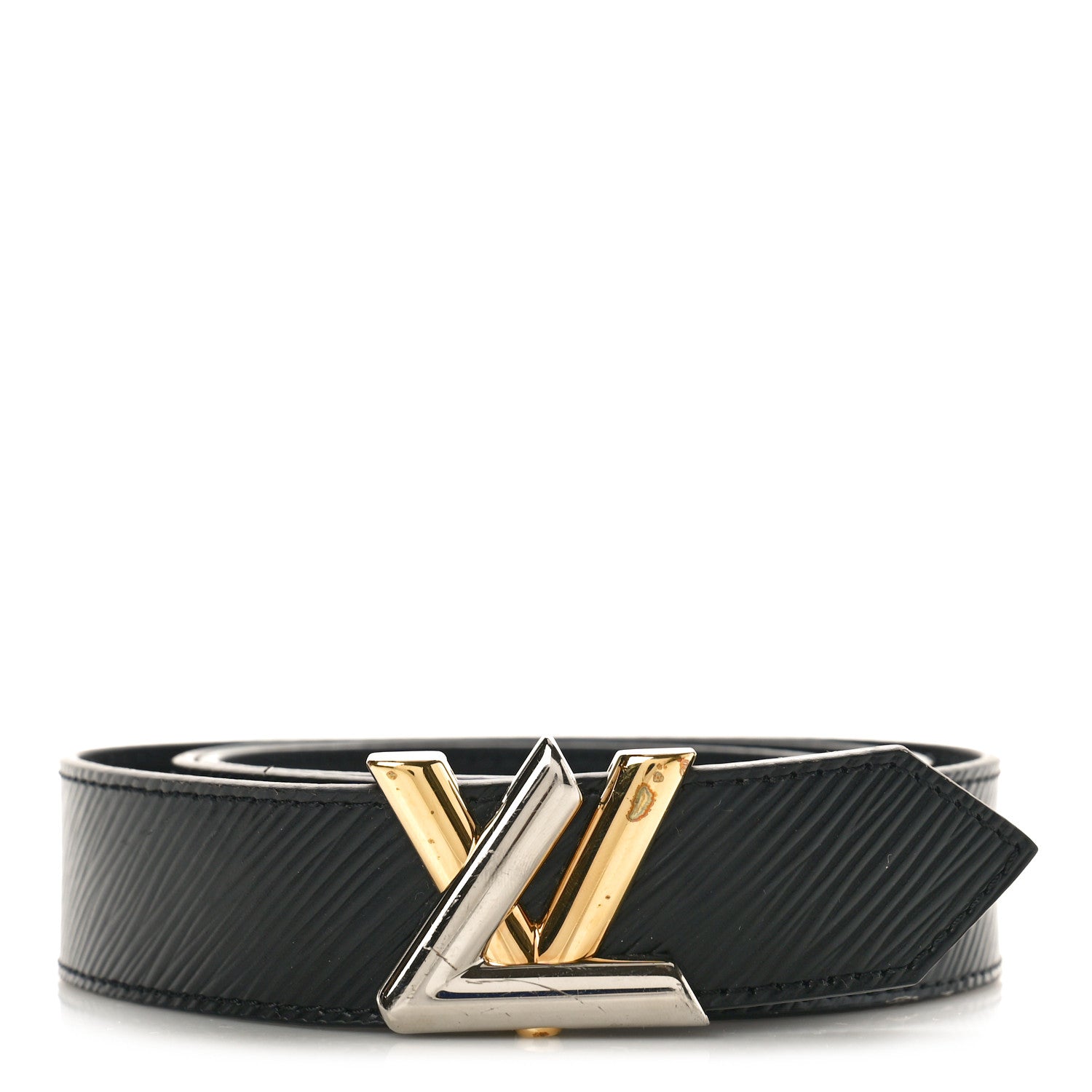 Louis Vuitton Epi 30mm LV Twist Belt 85 34 Black 1 of 4