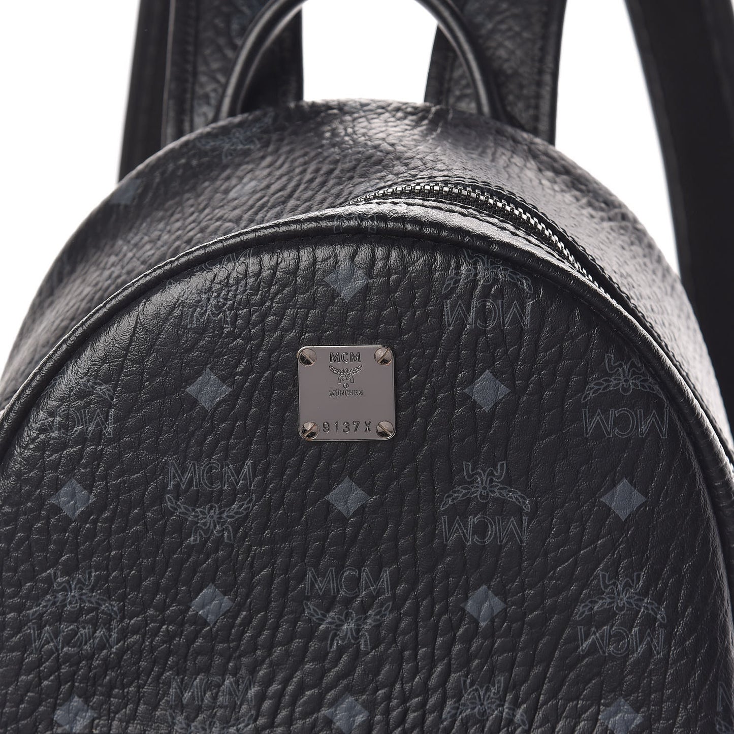 Visetos Small Side Stud Stark Backpack Black
