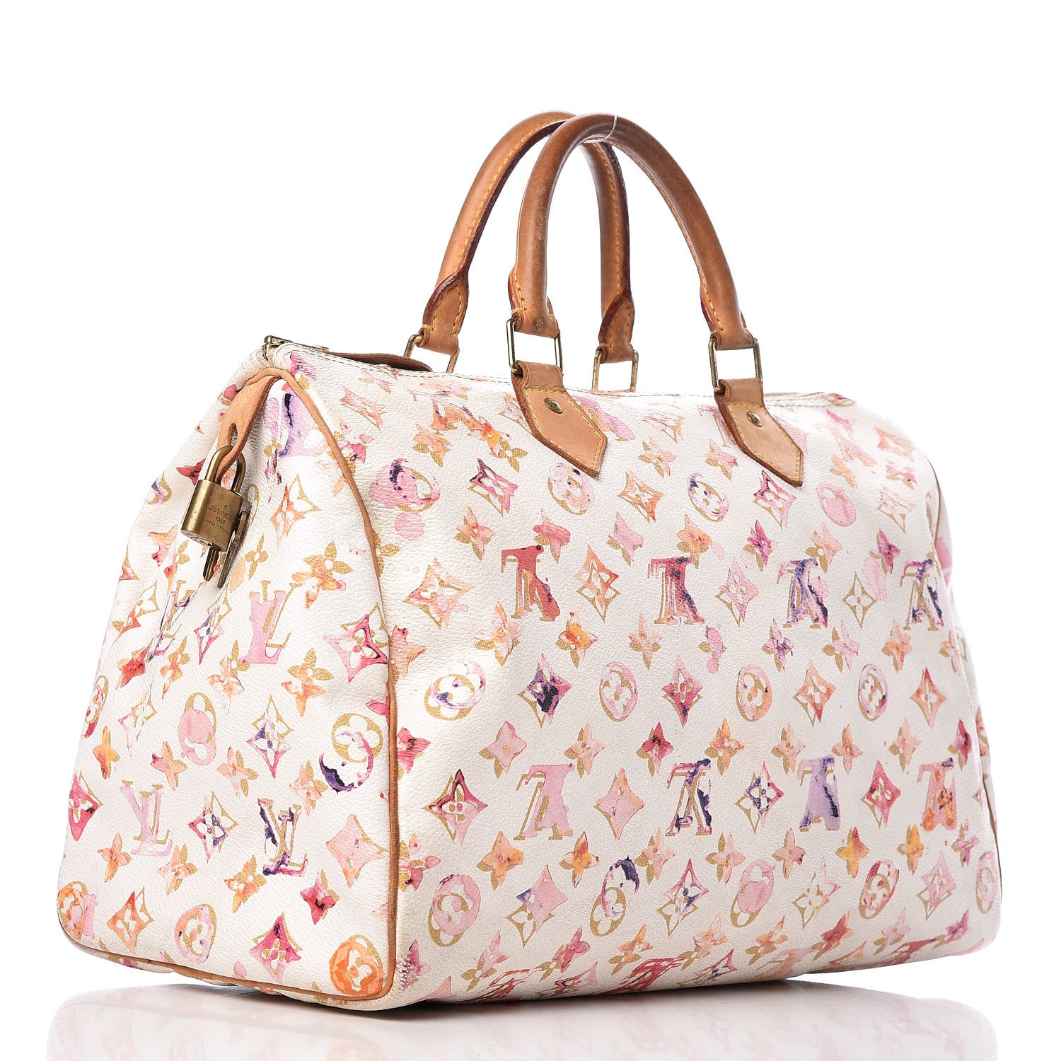Louis Vuitton Watercolor Aquarelle Speedy 35 White 3 of 24