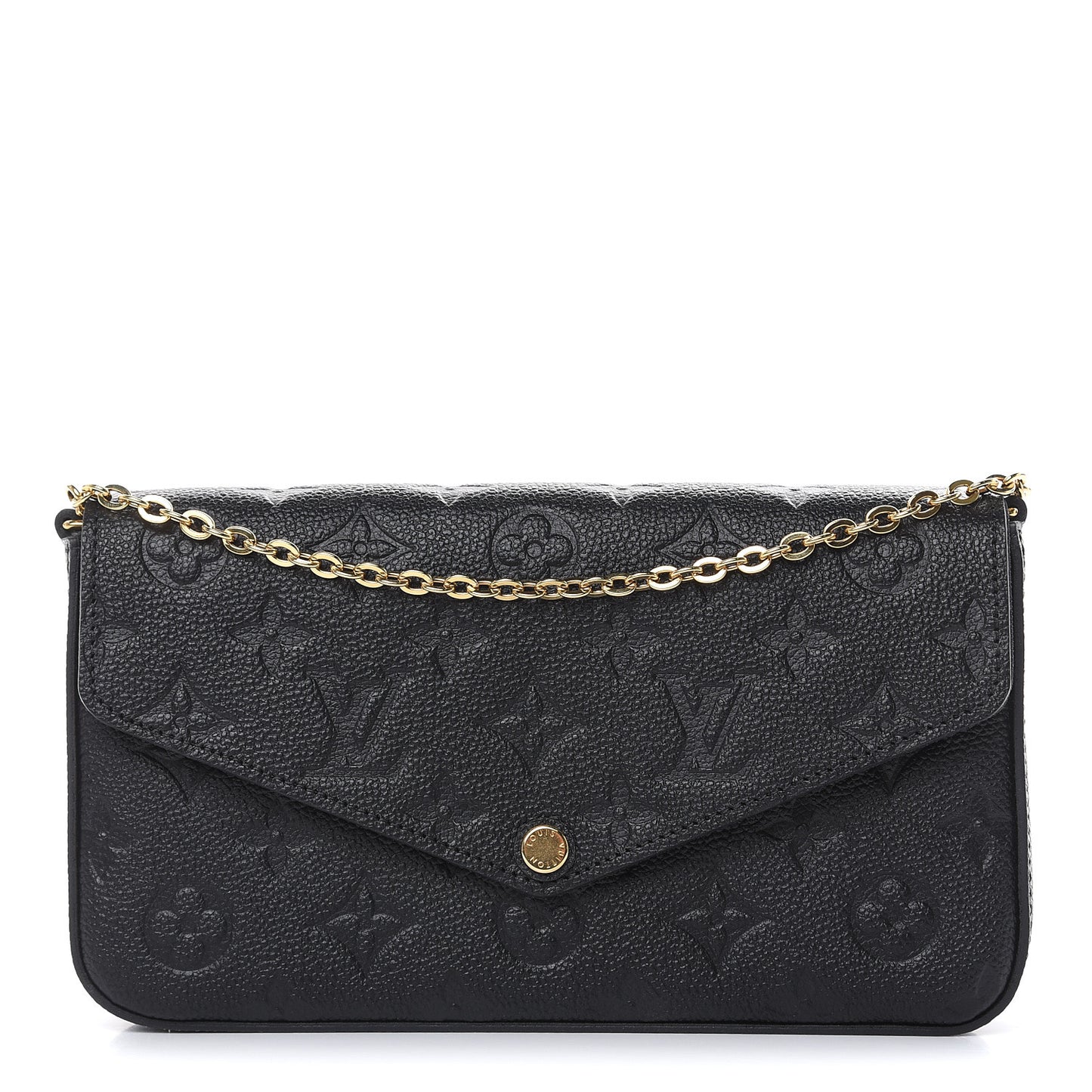 Empreinte Pochette Felicie Chain Wallet Black