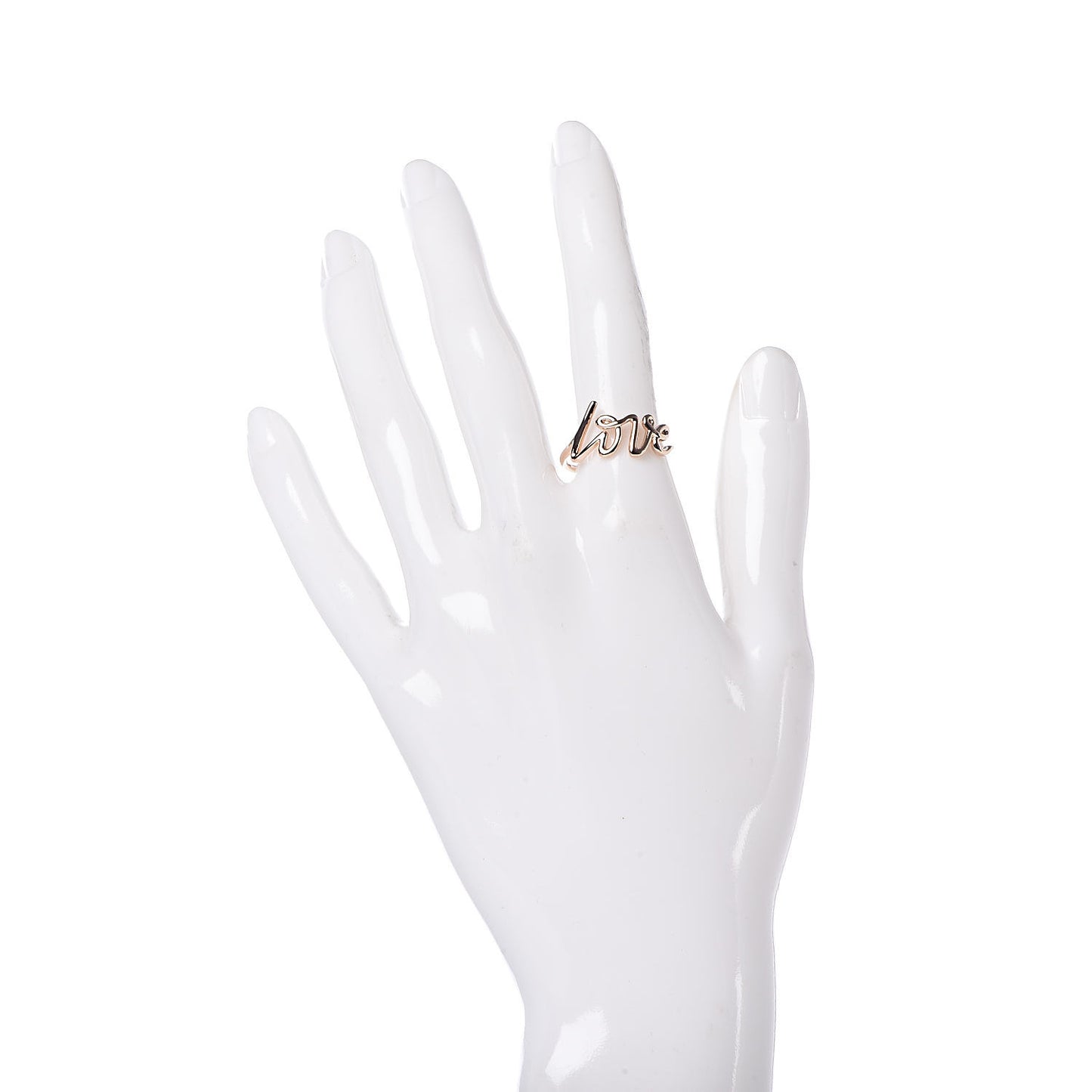 18K Rose Gold Paloma Picasso Graffiti Love Ring 54 7