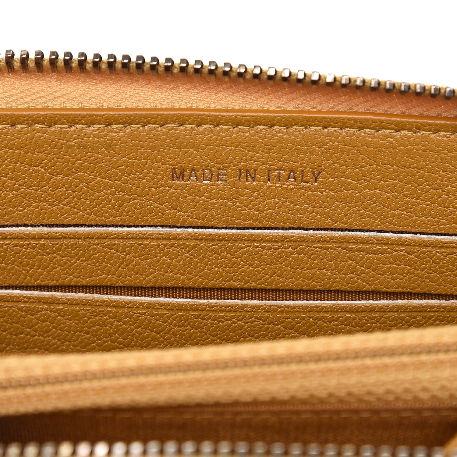 Chanel Patent Quilted Small Zip Around Wallet Camel 7 of 8