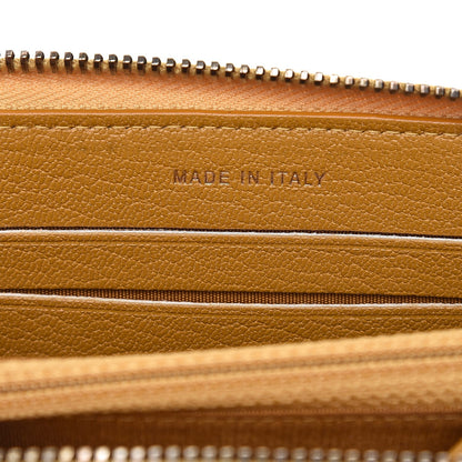 Chanel Patent Quilted Small Zip Around Wallet Camel 7 of 8