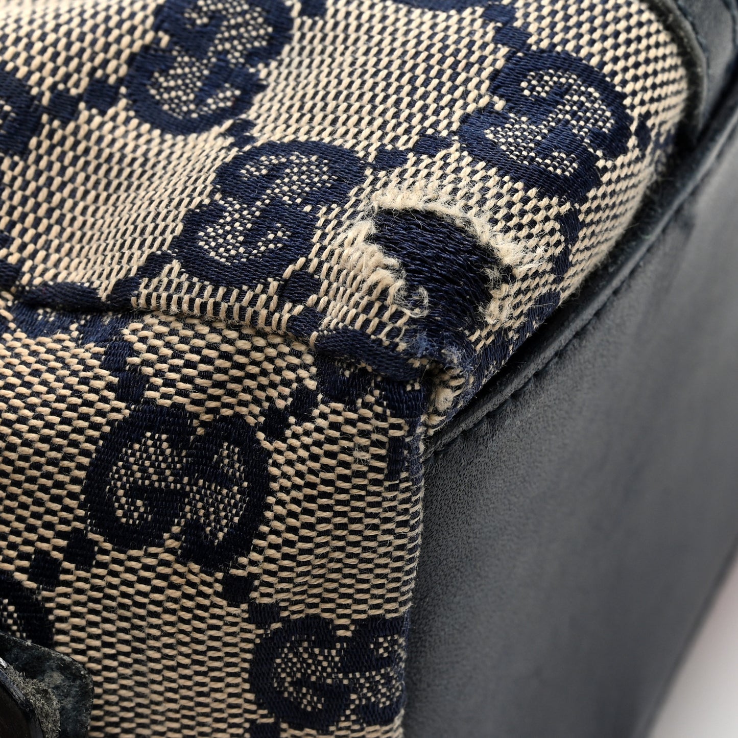 Monogram Web Small Cosmetic Case Navy