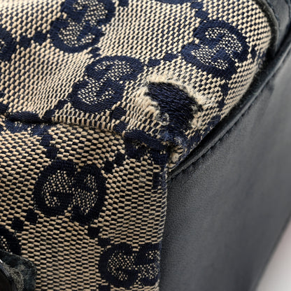 Gucci Monogram Web Small Cosmetic Case Navy 8 of 8