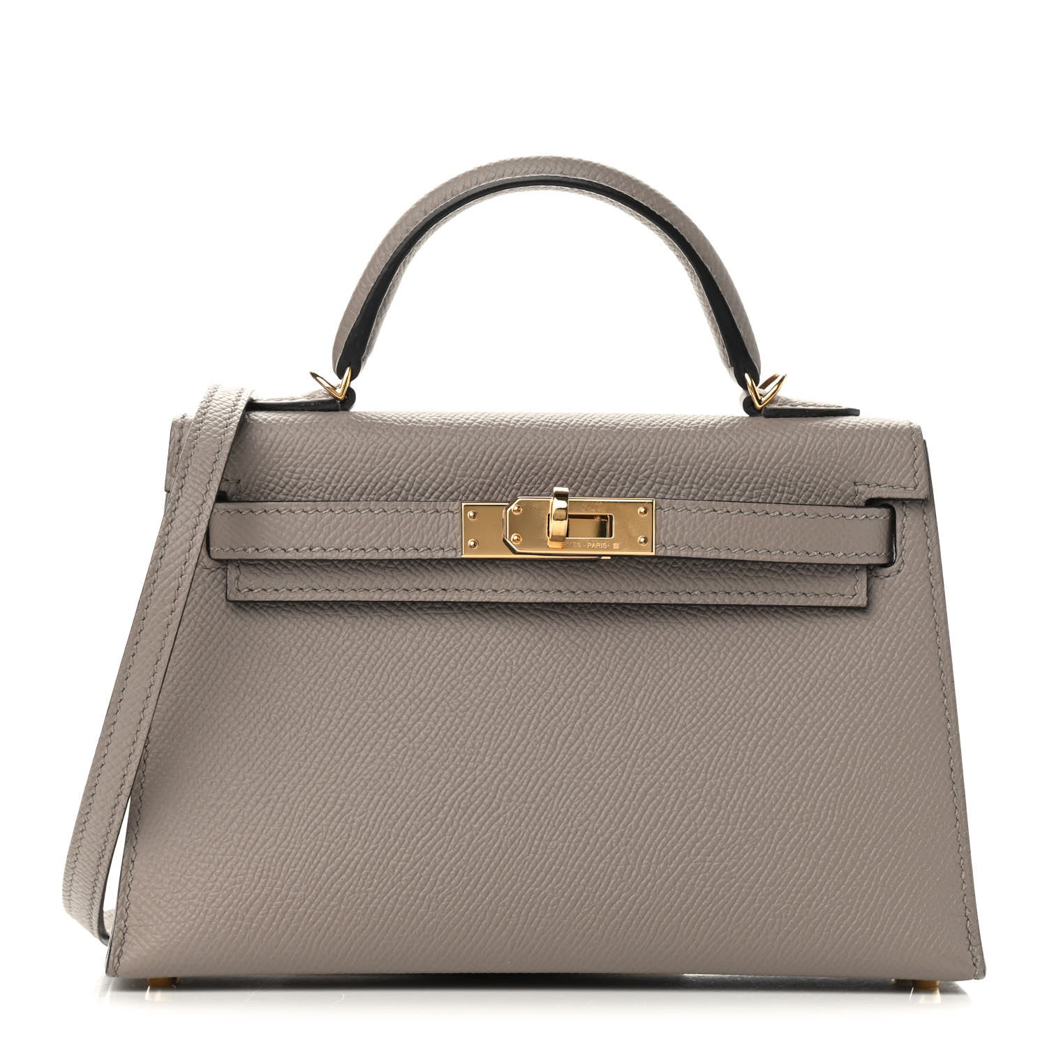 Hermes Epsom Mini Kelly Sellier 20 Gris Asphalt 1 of 8