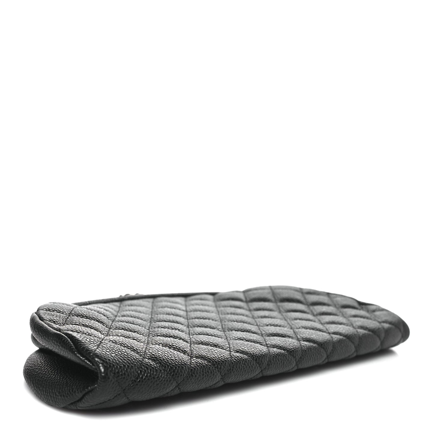 Caviar Quilted Timeless Clutch Black