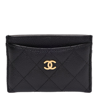 Chanel Caviar Quilted Card Holder Black 1 of 9